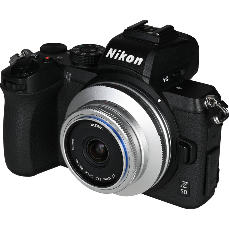 Venus Optics Laowa 10mm f/4 Cookie Lens for Nikon Z (Silver)