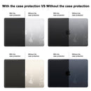 TechProtectus Colorlife Hard-Shell Case & Keyboard Cover for 13.6" MacBook Air M2 (Black)