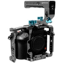 Kondor Blue Camera Cage with Top Handle for Panasonic Lumix GH6 (Space Gray)