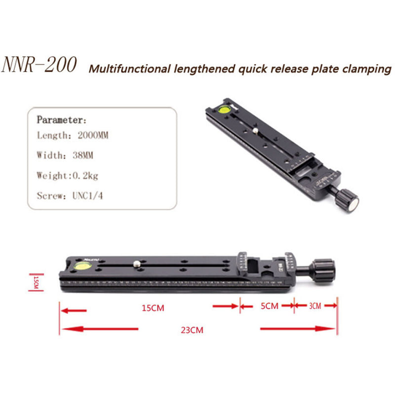 XILETU NNR-200 Multifunction Long Arca-Type Plate with Quick Release Clamp