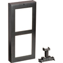 2N Surface Frame for Two IP Verso Modules (Black)