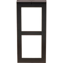 2N Surface Frame for Two IP Verso Modules (Black)