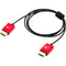 ZILR 8KP60 HyperThin Ultra High Speed HDMI Secure Cable Micro Connector - 17.7"