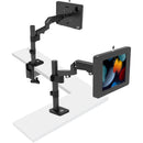 CTA Digital Articulating Desk Clamp Mount with Universal Security Enclosure