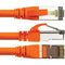 Pearstone Cat 7 Double-Shielded Ethernet Patch Cable (7', Orange)