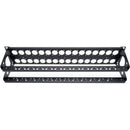 My Custom Shop 32-Port Recessed 75-Ohm BNC Feed-Through Patch Panel with Rear Lacing Bar (2 RU)