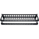 My Custom Shop 32-Port XLR Male Patch Panel with Neutrik NC3MD-L-1 and Rear Lacing Bar (2 RU)