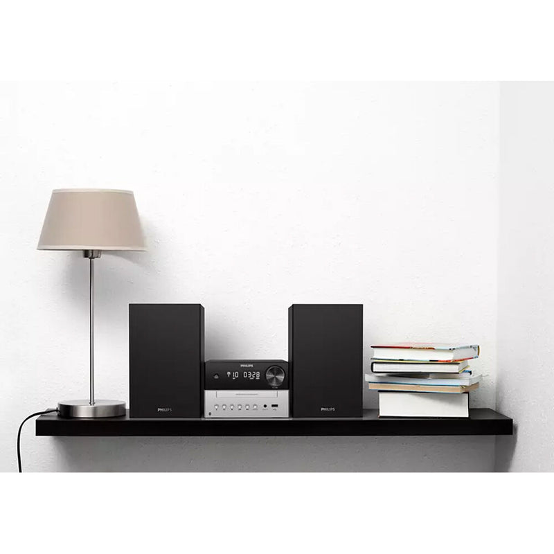 Philips TAM3205 18W Bluetooth Multi-Voltage Music System with CD Player