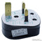 PRO ELEC 9518 5A BLACK UK Mains Plug with 5A Fuse