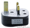 PRO ELEC 9518 13A BLACK 13A UK Mains Plug with 13A Fuse Black