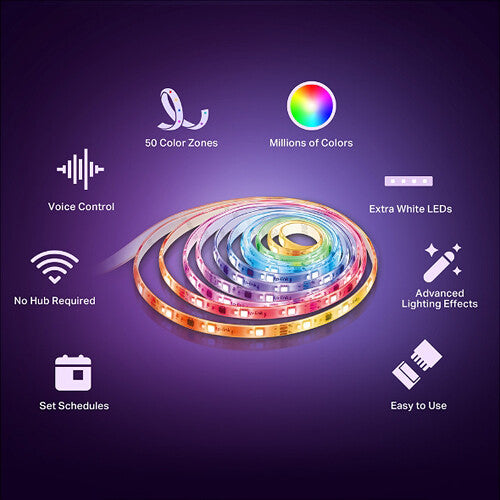 TP-Link Tapo L930-5 Smart Wi-Fi Light Strip (16.4', Multicolor)