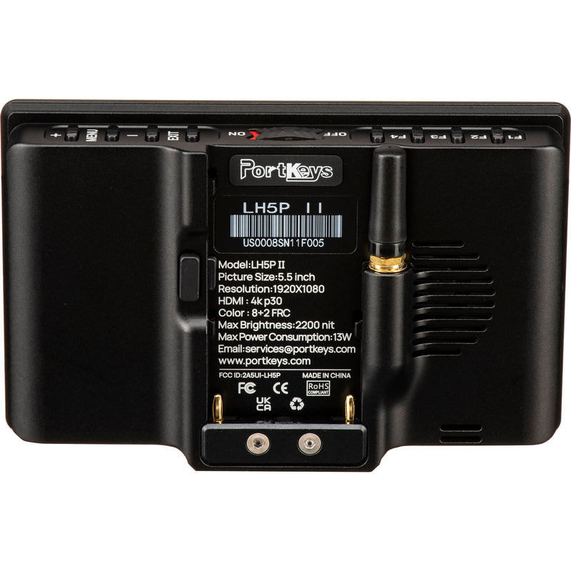 PORTKEYS LH5P II 5.5" Touchscreen Monitor with Camera Control for Panasonic GH5/G5S/S1/BGH1