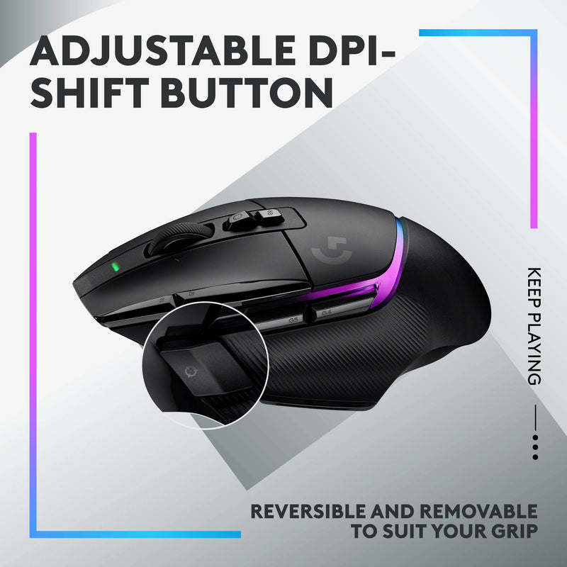Logitech G G502 X Plus LIGHTSPEED Wireless RGB Gaming Mouse (Black)