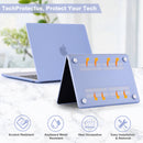 TechProtectus Colorlife Hard-Shell Case & Keyboard Cover for 13.6" MacBook Air M2 (Serenity Blue)