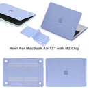 TechProtectus Colorlife Hard-Shell Case & Keyboard Cover for 13.6" MacBook Air M2 (Serenity Blue)