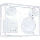 Transparent Bluetooth Speaker (White with White Wiring)