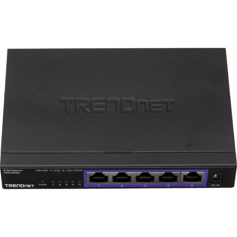 TRENDnet TEG-S350 5-Port 2.5G Unmanaged Network Switch