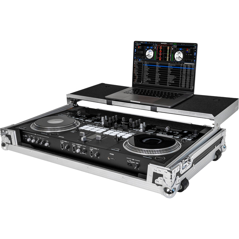 Headliner Flight Case with Laptop Platform and Wheels for Pioneer DJ DDJ-REV7