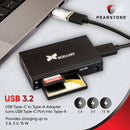 Pearstone USB 3.2 Gen 1 Type-A Female to USB Type-C Male Adapter
