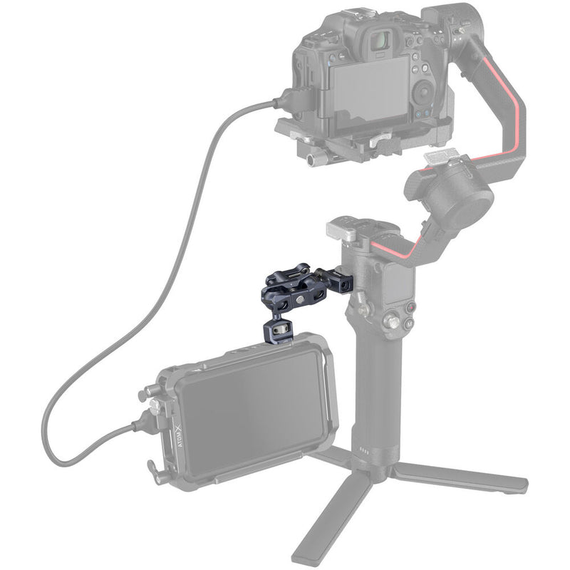 SmallRig Magic Arm with Dual Ball Heads (1/4"-20 Screw and NATO Clamp)