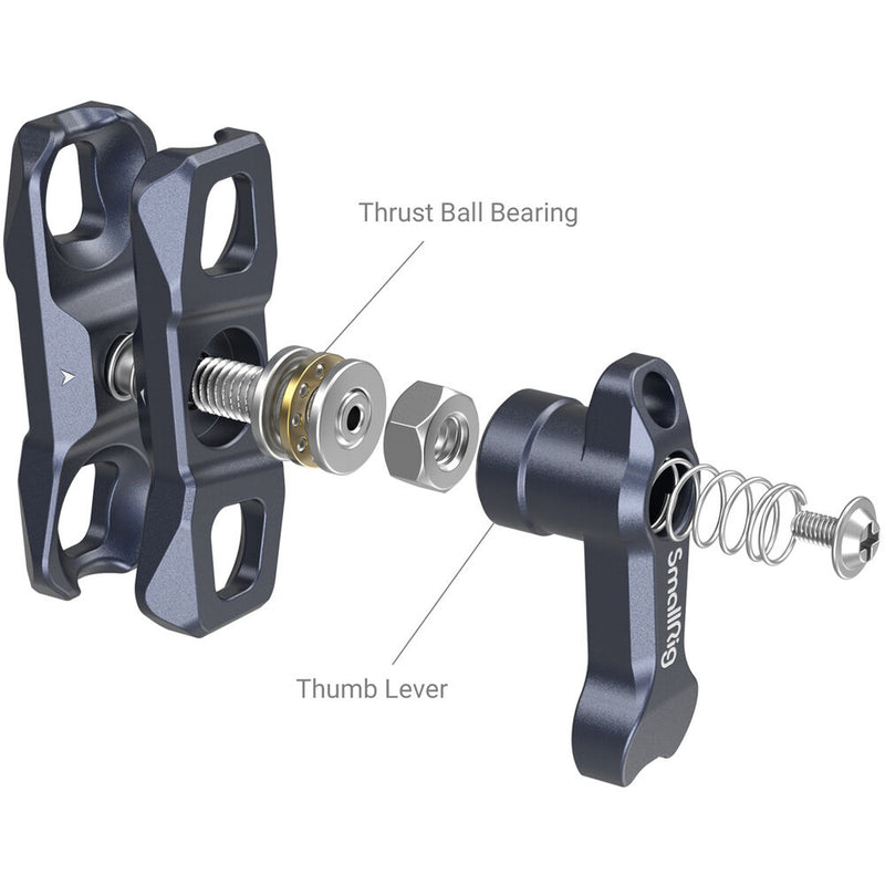 SmallRig Magic Arm with Dual Ball Heads (1/4"-20 Screw and NATO Clamp)