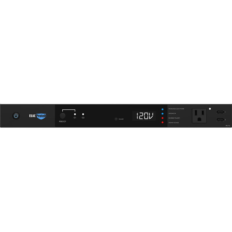 ELAC ProteK 8-Outlet Rackmount Surge Protector and Conditioner
