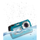 Minolta MN40WP Waterproof Dual-Screen Digital Camera (Blue)