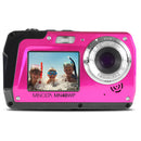 Minolta MN40WP Waterproof Dual-Screen Digital Camera (Pink)