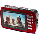 Minolta MN40WP Waterproof Dual-Screen Digital Camera (Red)