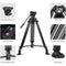 GVM Aluminum Camera Video Tripod DX16 with Fluid Head System