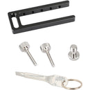 CAMVATE Locking Cable Clamp for FeelWorld FT6, FR6 & F5 Pro/Pro V2 Monitor Cages