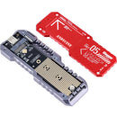 ANDYCINE Lunchbox V M.2 SSD Enclosure for M.2 NVMe or M.2 SATA SSD (Red)