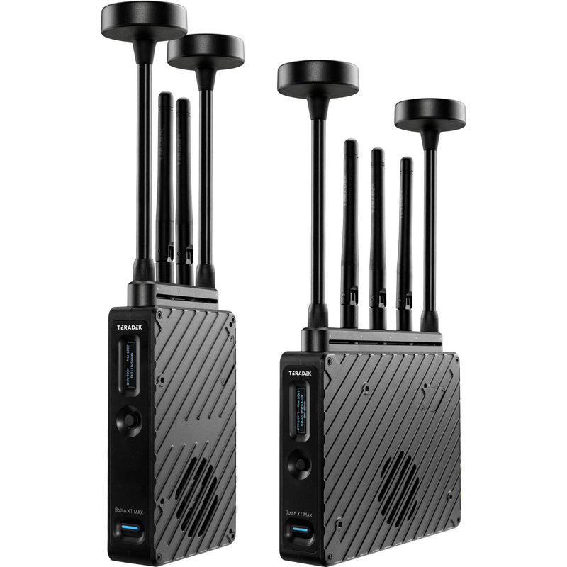 Teradek Bolt 6 XT MAX 12G-SDI/HDMI Wireless RX/TX Deluxe Kit (Gold Mount)