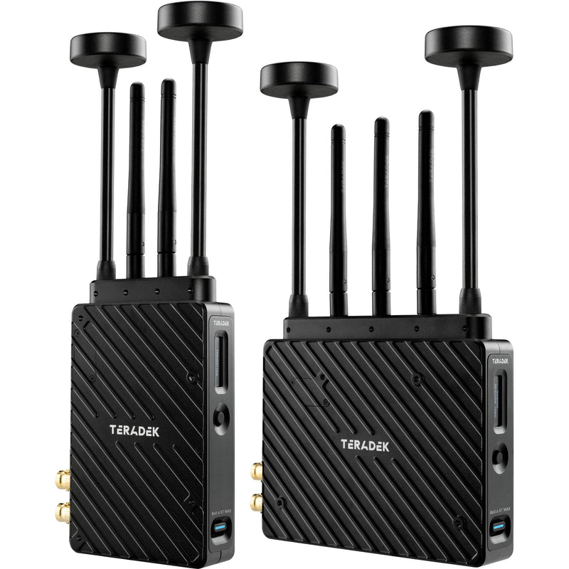 Teradek Bolt 6 XT MAX 12G-SDI/HDMI Wireless RX/TX Deluxe Kit (Gold Mount)