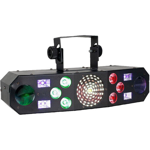 Eliminator Lighting Furious Five RG 5-FX-In-1 Laser, Strobe, Wash, UV, and Derby Light Fixture