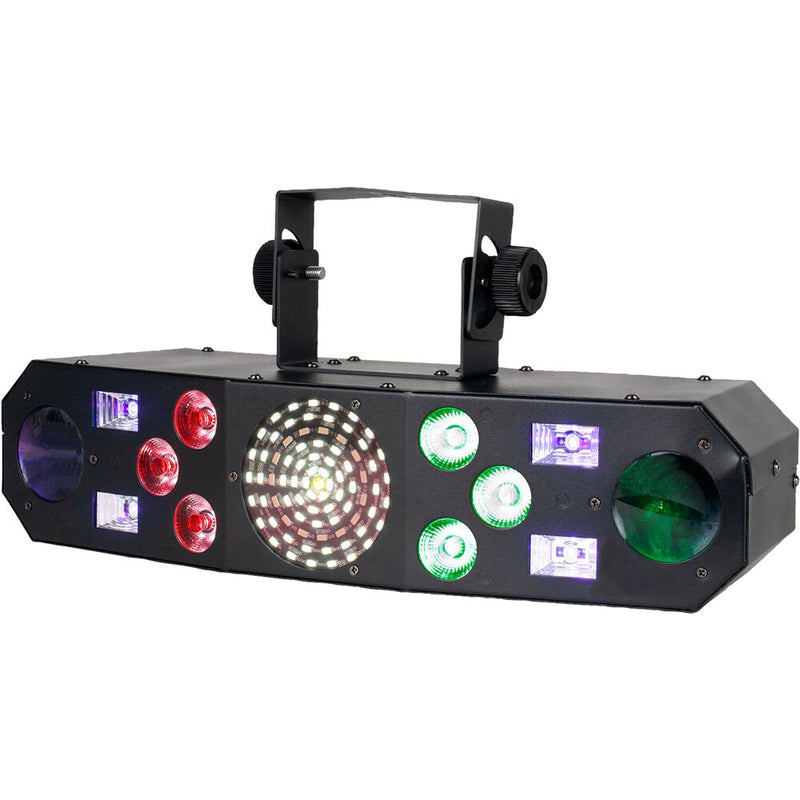 Eliminator Lighting Furious Five RG 5-FX-In-1 Laser, Strobe, Wash, UV, and Derby Light Fixture