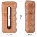 CAMVATE Wooden Handgrip with 1/4"-20 Mounting Groove for DSLR Camera Cage Kit (Right Side)