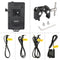 CAMVATE V-Lock Mounting Plate Power Supply Splitter with Super Clamp Crab Plier Clip