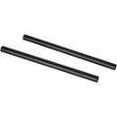 CAMVATE 15mm Aluminum Rod with Anodized 12mm Threaded Ends (Pair, 9.84")