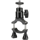 CAMVATE Handlebar Clamp Mount Holder with Adjustable Ball Head Mount