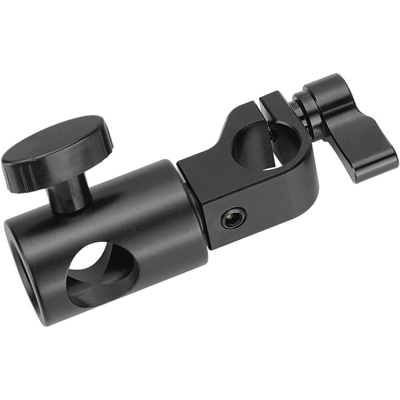 CAMVATE 16mm Light Stand Receiver with 15mm Single-Rod Clamp