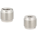 CAMVATE 5/8"-27 Male to 1/4"-20 & 3/8"-16 Female Microphone Mount Adapter (2-Pack)
