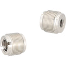CAMVATE 5/8"-27 Male to 1/4"-20 & 3/8"-16 Female Microphone Mount Adapter (2-Pack)