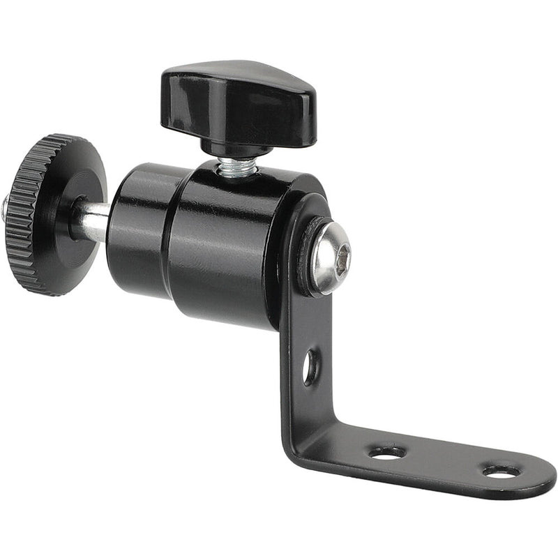 CAMVATE 1/4"-20 Ball Head with L-Shaped Wall Mount for Monitor or Smartphone