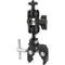 CAMVATE Super Crab Clamp with Dual 1/4"-20 Ball Head Arm
