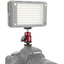 CAMVATE 1/4"-20 Mini Ball Head Support with Shoe Mount Adapter
