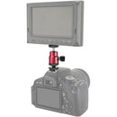 CAMVATE 1/4"-20 Mini Ball Head Support with Shoe Mount Adapter