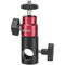 CAMVATE 5/8" Light Stand Head Adapter with Red 1/4"-20 Ball Head