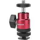 CAMVATE 1/4"-20 Mini Ball Head Support with Shoe Mount Adapter