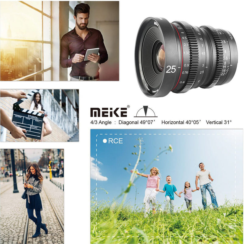 Meike 25mm T2.2 Cine Lens (RF Mount)